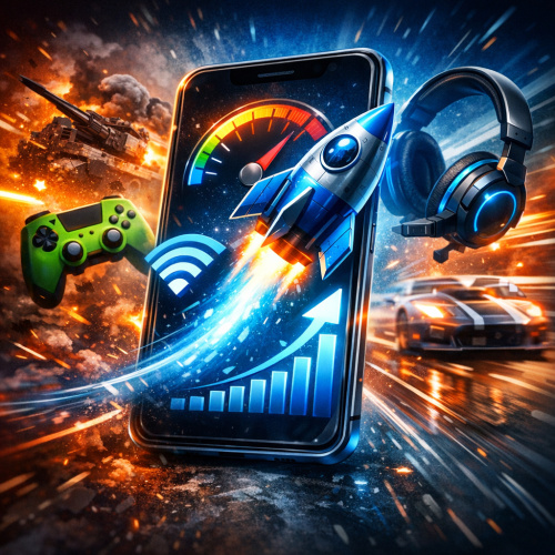 تطبيق ذكي لتحسين تجربة اللعب وتقليل التأخير