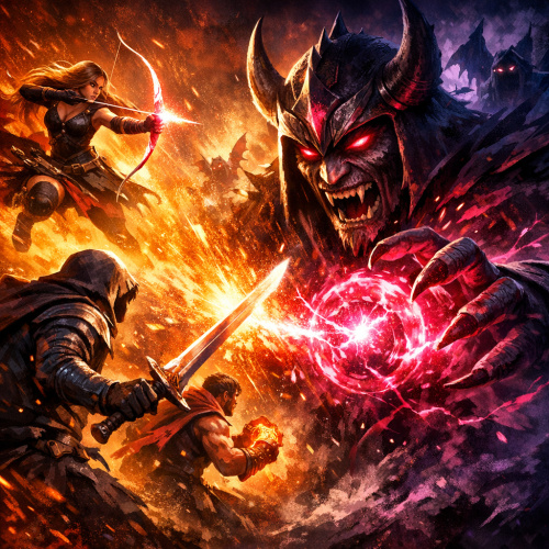 فيلم مثير يستعرض صراع الأبطال ضد قوى الظلام