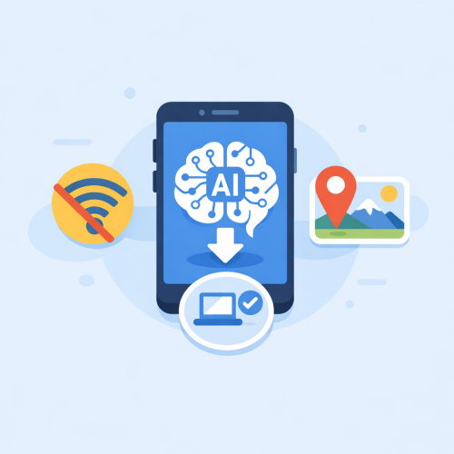 تطبيق ذكاء اصطناعي أوفلاين على موبايلك: استخدمه في أي مكان بدون إنترنت